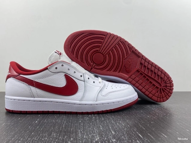 Rep TBK Low Red 1 Retro Jordan Varsity White 705329-101 0815